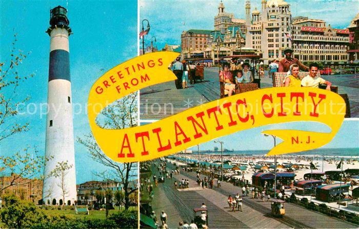 Atlantic City New Jersey Leuchtturm Strand