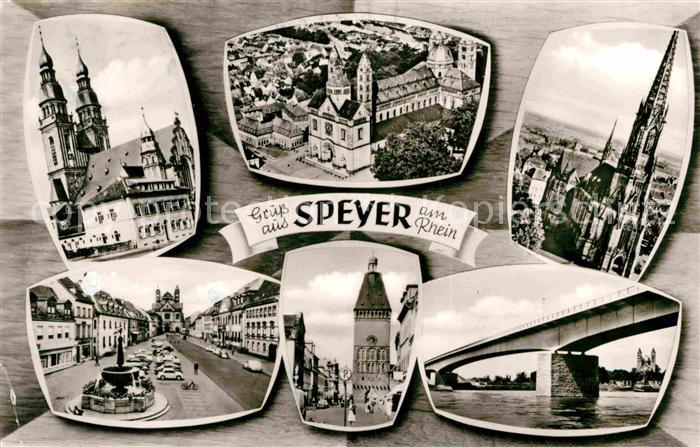 Speyer Rhein Tor Muenster Bruecke