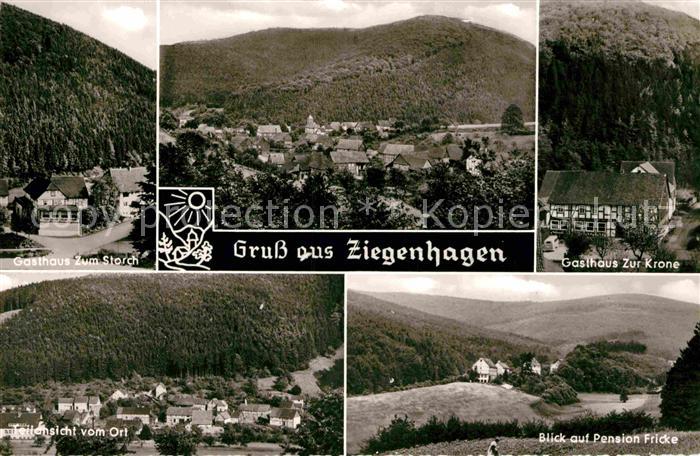 Ziegenhagen Witzenhausen Gasthaus zur Krone Pension Fricke Gasthaus zum Storch