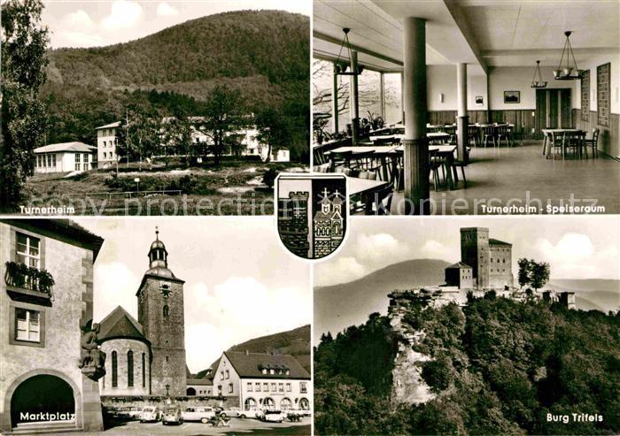 Annweiler Trifels Turnerheim Marktplatz Burg Trifels