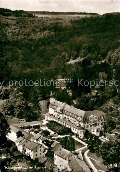 Schlangenbad Taunus Fliegeraufnahme