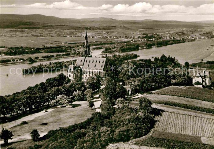 Bingen Rhein Rochuskapelle Fliegeraufnahme