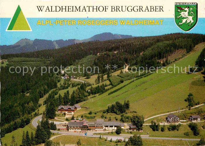 Alpl Waldheimathof Bruggraber Fliegeraufnahme