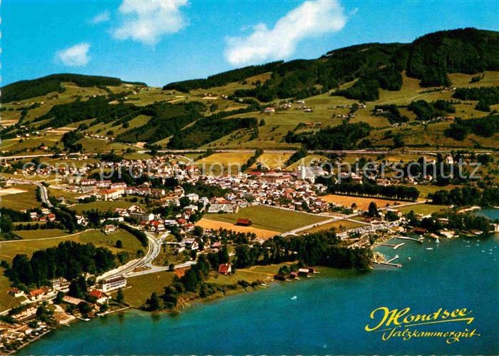Mondsee Salzkammergut Fliegeraufnahme