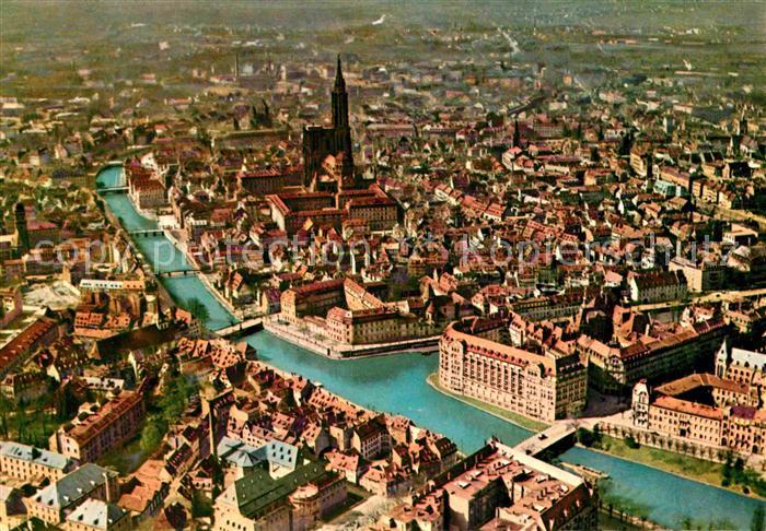 Strasbourg Alsace Fliegeraufnahme