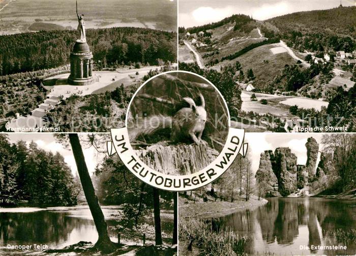 Detmold Hermannsdenkmal Lippische Schweiz Externsteine