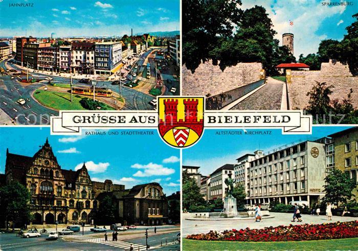 BIELEFELD  CITY Rathaus Stadttheater Sparrenburg Jahnplatz
