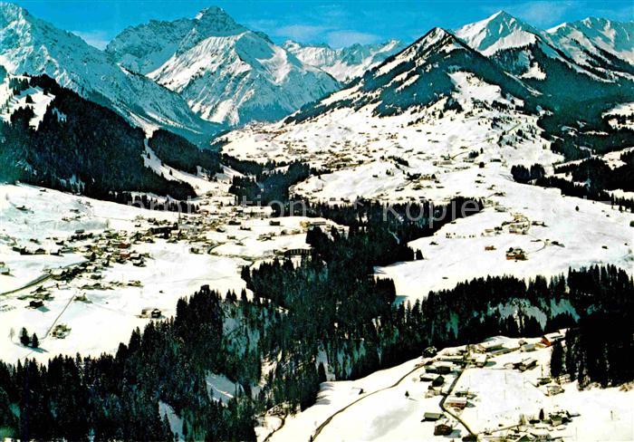 Mittelberg Kleinwalsertal Zwoelferkopf Widderstein Walmendingerhorn