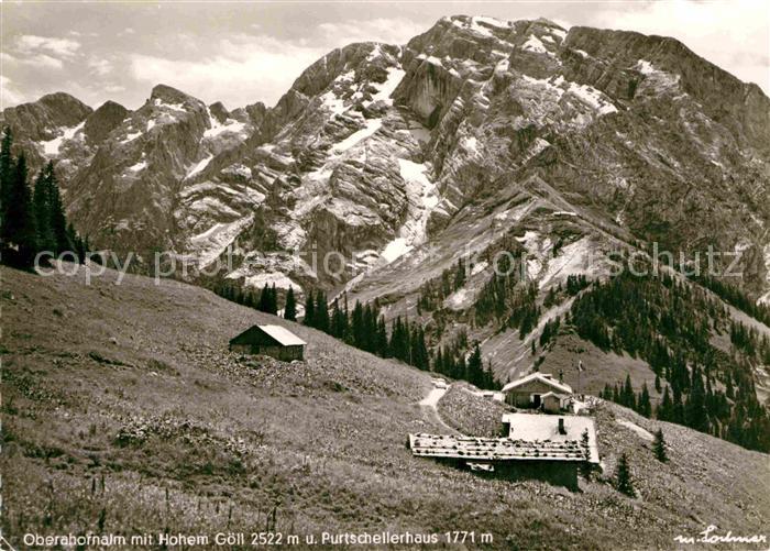 Hohen Goell Oberahornalm Purtschellerhaus