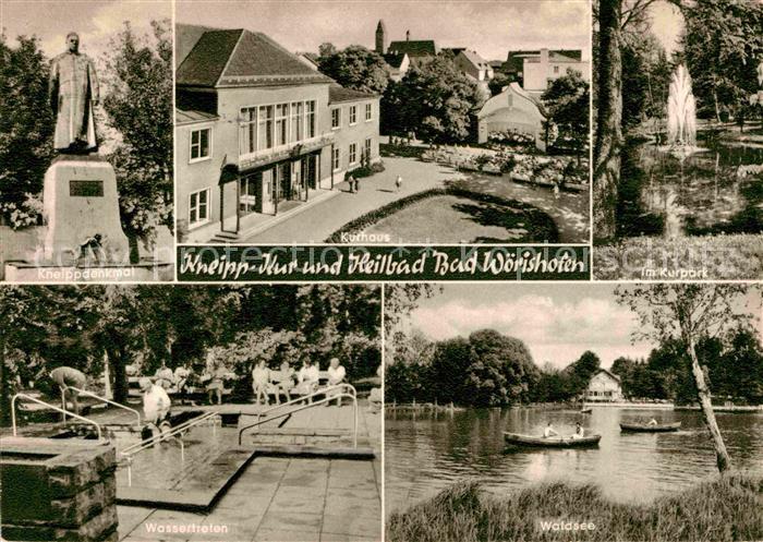 Bad Woerishofen Kneippdenkmal Waldsee Wassertreten