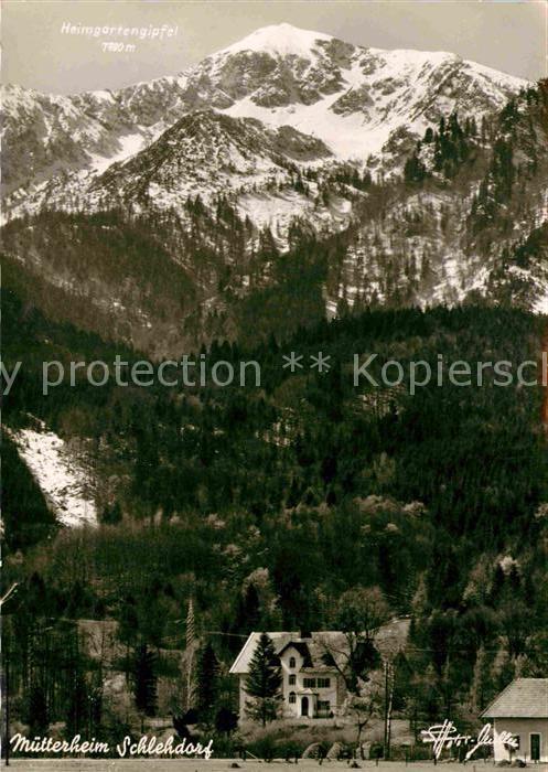 Schlehdorf Muettererholungsheim Schlehdorf Heimgartengipfel