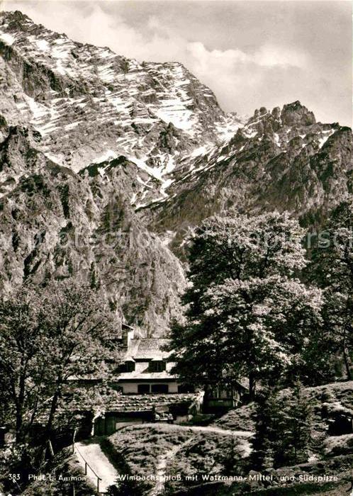 Ramsau Berchtesgaden Wimbachschloss Watmann