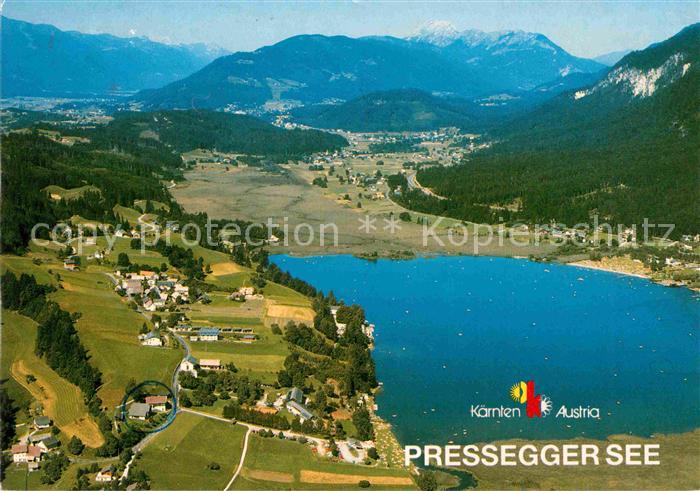 Pressegger See Fliegeraufnahme mit Passriach
