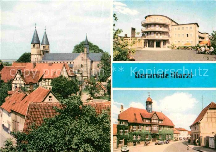 Gernrode Harz Spittelplatz FDGB Erholungsheim Fritz Heckert Rathaus