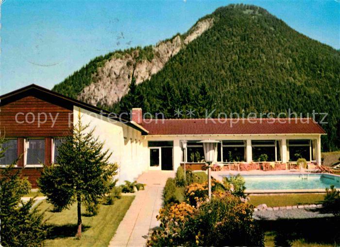 Eschenlohe Siemens Kurheim mit Osterfeuerkopf