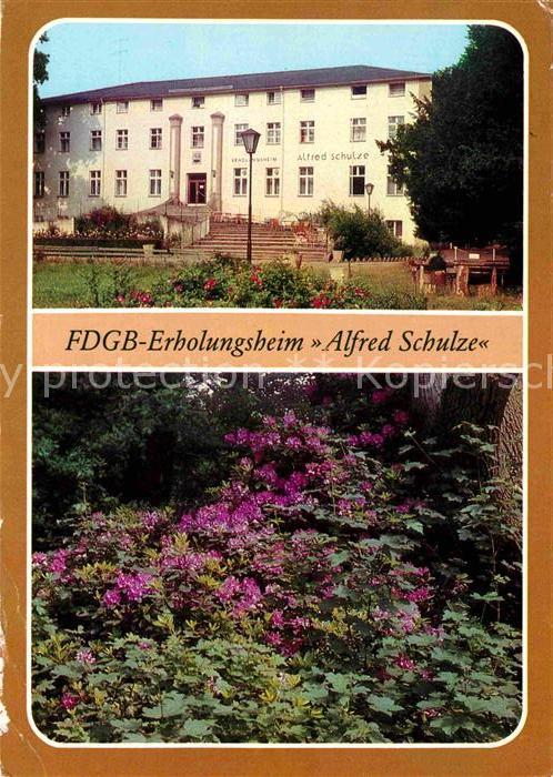 Gadow Lanz FDGB Erholungsheim Alfred Schulze