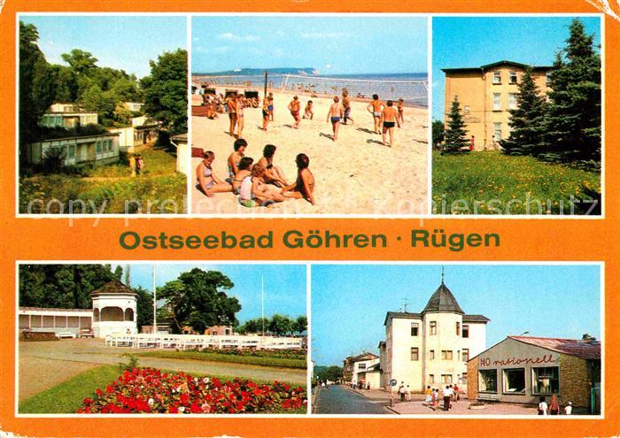 Goehren Ruegen FDGB Erholungsheim Friedrich Engels Strand Wilh Pieck Str