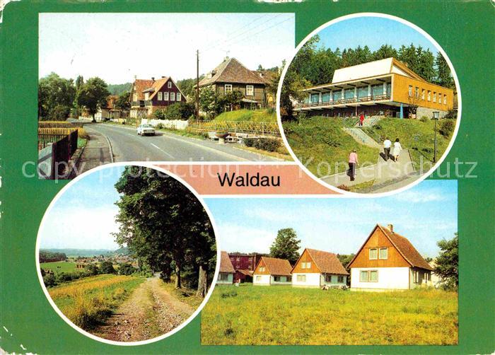 Waldau Hildburghausen Teilansicht FDGB Erholungsheim Bergkristall Bungalows