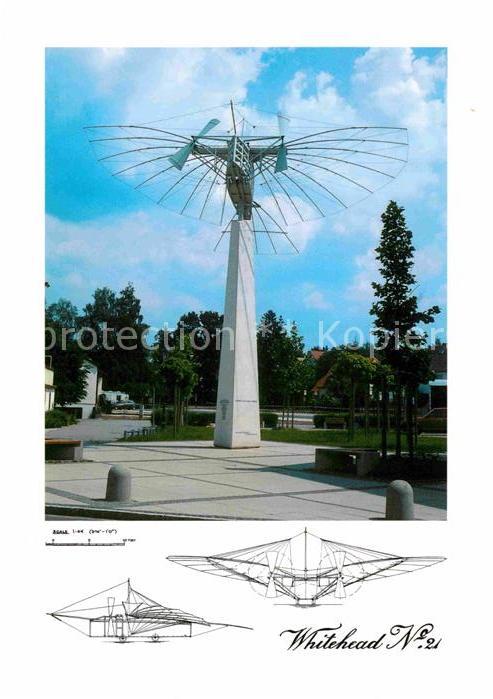 Leutershausen Mittelfranken Gustav Weisskopf Denkmal