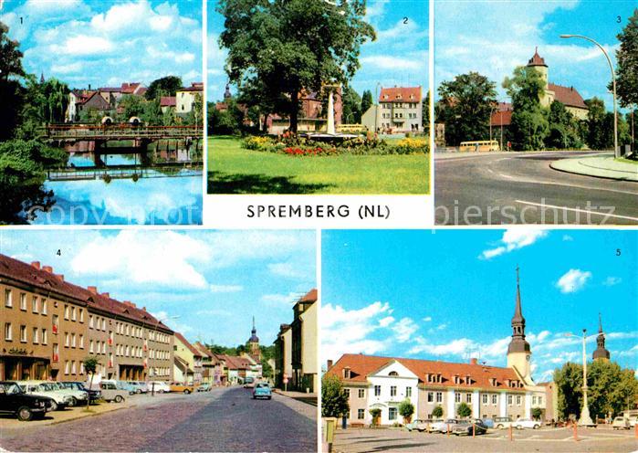 Spremberg Niederlausitz Spreepartie Busbahnhof Schloss Clara Zetkin Str Rathaus