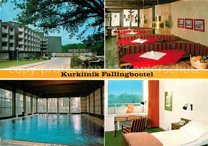 Fallingbostel Kurklinik Fallingbostel Gastraum Hallenbad Zimmer