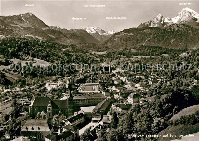 BERCHTESGADEN Bayern Blick vom Lockstein