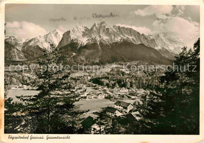 Grainau Panorama mit Zugspitze