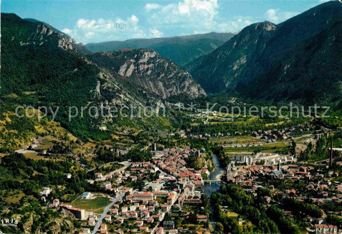Tarascon-sur-Ariege Vue du ciel