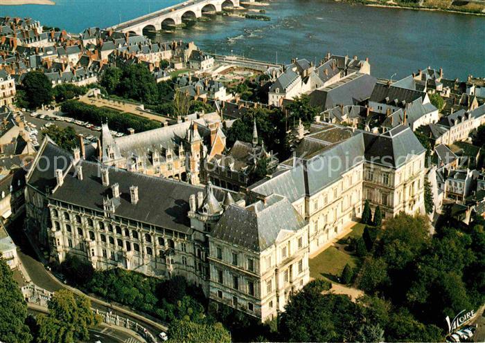 Blois 41 Le Chateau Vue aerienne