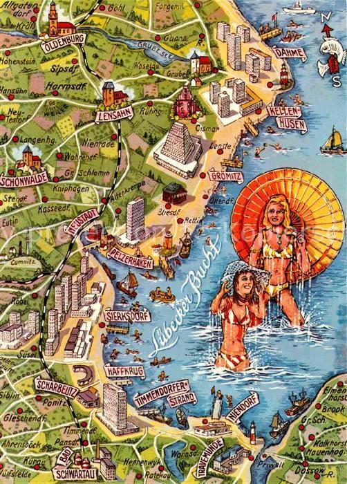 Schleswig-Holstein Luebecker Bucht Gebietskarte