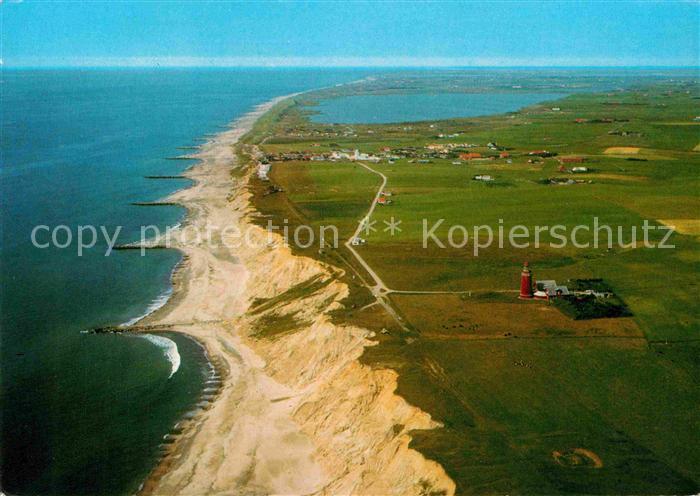 Bovbjerg Fliegeraufnahme Steilkueste Leuchtturm
