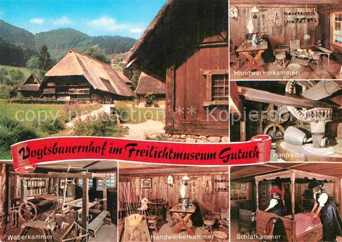 Gutach Schwarzwald Freilichtmuseum Vogtsbauernhof Handwerkskammer Hanfreibe Webe