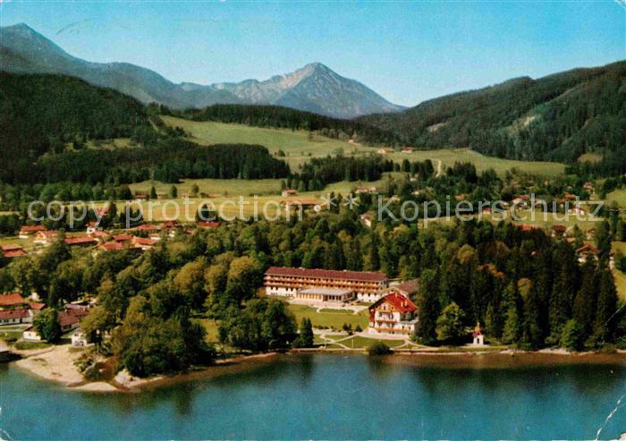 Bad Wiessee mit Haus Hubertus und Kampen Fliegeraufnahme