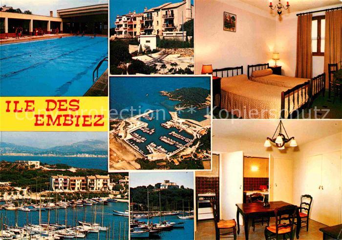 Six-Fours-les-Plages Hotel Ile des Embiez Schwimmbad Hafen Zimmer