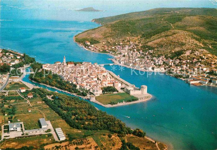 Trogir Trau Fliegeraufnahme