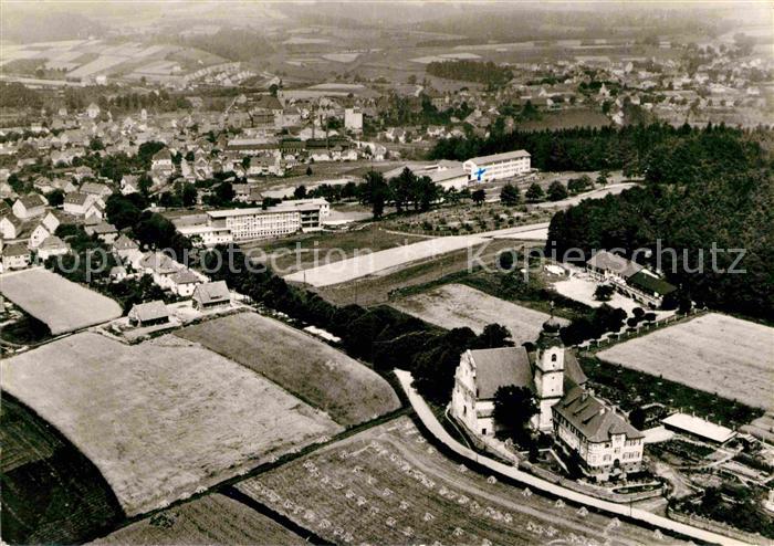 Neustadt Waldnaab Fliegeraufnahme mit Kloster St Felix