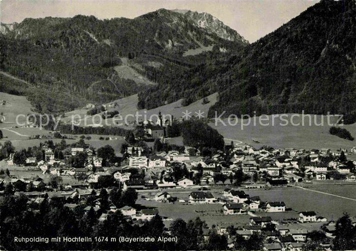 Ruhpolding Bayern mit Hochfelln