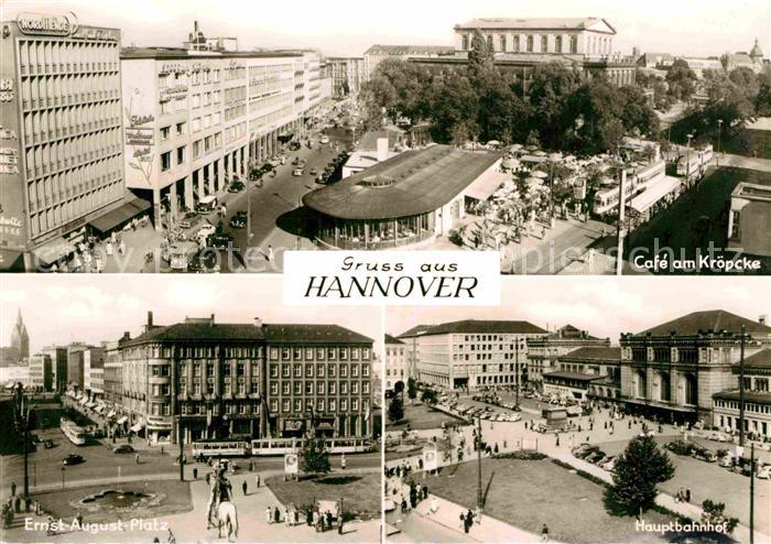 HANNOVER  CITY Cafe am Kroepcke Ernst August Platz Hauptbahnhof