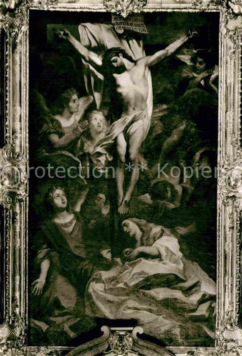 Kelheim Klosterkirche Weltenburg Kreuzigungsgruppe Seitenaltar