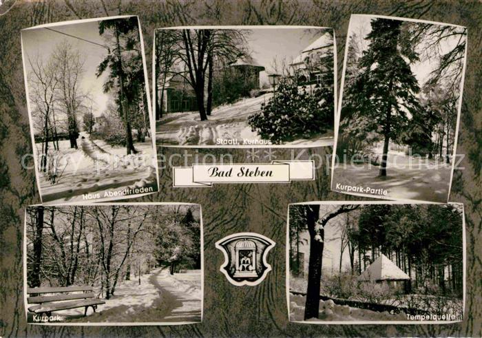 Bad Steben Haus Abendfrieden Kurpark Kurhaus Tempelquelle