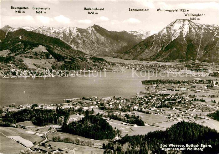 Bad Wiessee mit Rottach Egern und Wallberg