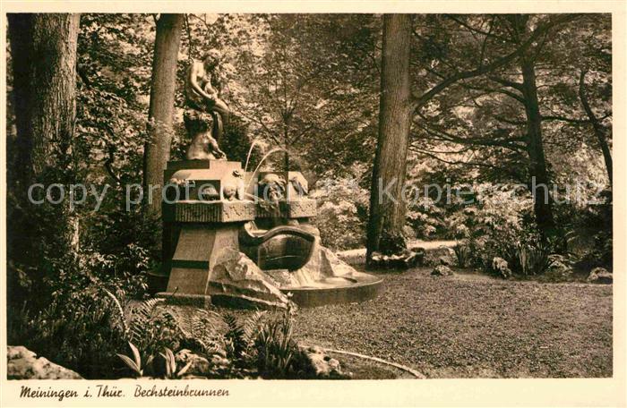 Meiningen Thueringen Bechsteinbrunnen