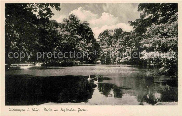 Meiningen Thueringen Partie im Englischen Garten