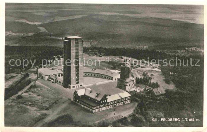 Feldberg Taunus Fliegeraufnahme Sendetuerme