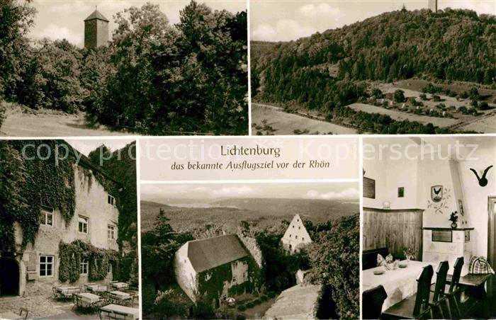 Lichtenburg Burgrestaurant Kaminzimmer Burg