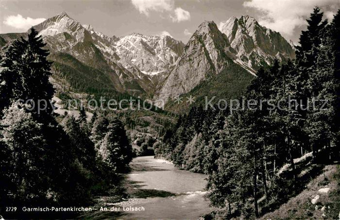 GARMISCH-PARTENKIRCHEN Bayern An der Loisbach