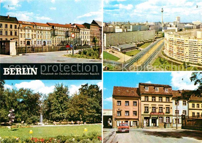 BERLIN CITY Maerkisches Ufer Zentrum Volkspark Friedrichshain Zur letzen Instan