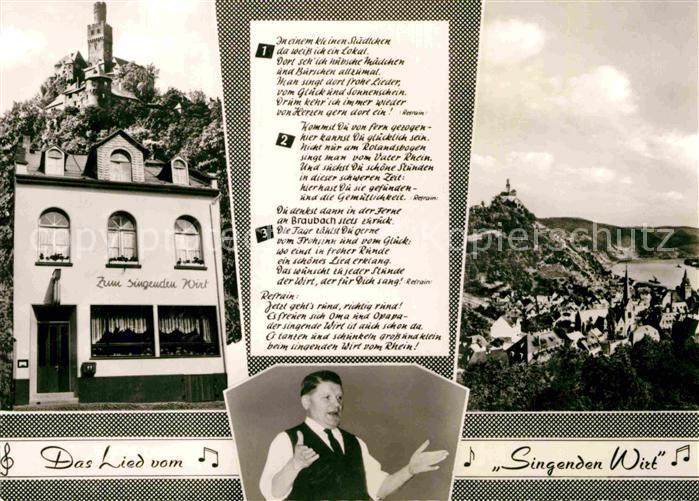 Braubach Rhein Gaststaette zum Singenden Wirt