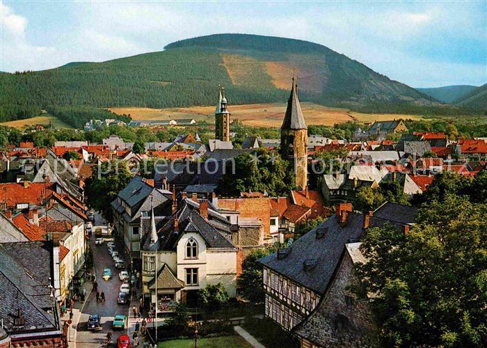 GOSLAR Harz Niedersachsen Blick vom Achtermannturm zum Rammelsberg