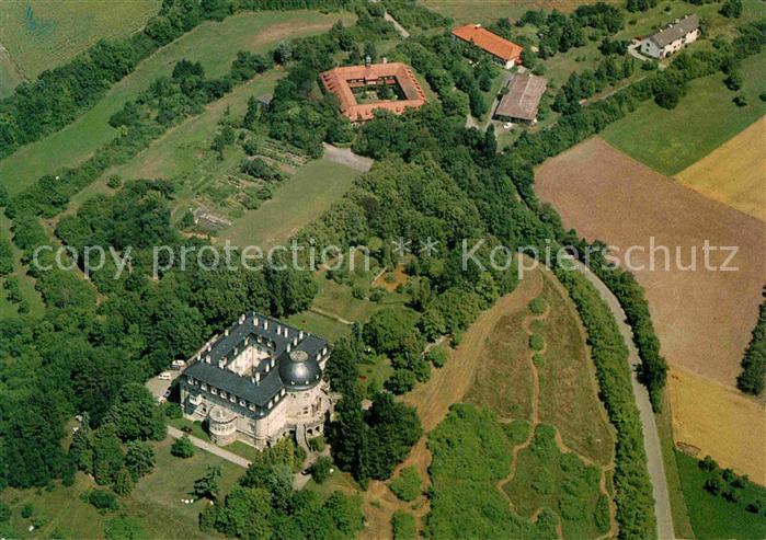 Stadtlauringen Schloss Craheim Fliegeraufnahme